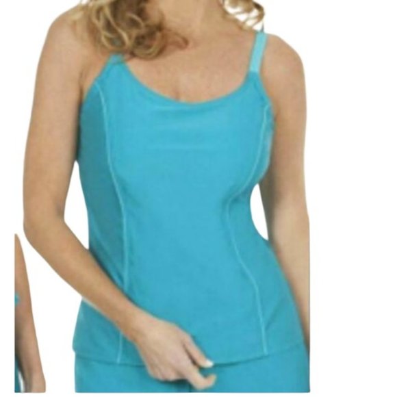 Liz Claiborne New York Tankini Swim Top Only  5694 - Picture 1 of 2